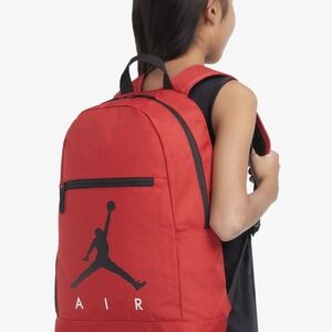Jordan Red Backpack with Black AIR Logo
